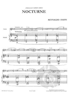 Nocturne von Reynaldo Hahn 