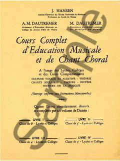 3 Cahiers D Ecriture Musicale No. 3 von Jules Hansen 