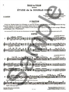 Etude Methodique De La Double Corde Vol. 2 von Maurice Hauchard 