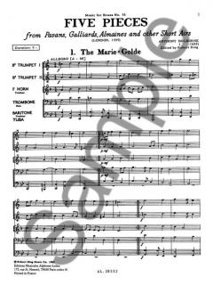 5 Pieces (Anthony Holborne) 