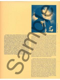 Prelude von Arthur Honegger 