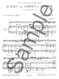 1er Solo de Cornet à Pistons von Georges Hüe 