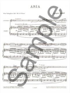 Aria von Jacques Ibert 