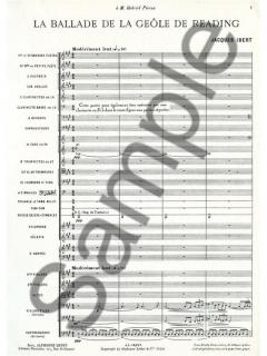 Ballade de la Geole de Reading von Jacques Ibert 