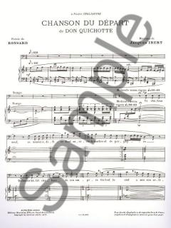 Chansons de Don Quichotte Nr. 1 von Jacques Ibert 