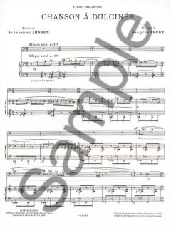 Chansons de Don Quichotte Nr. 2 von Jacques Ibert 