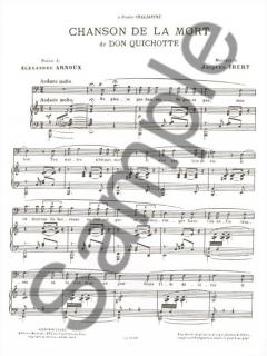 Chansons de Don Quichotte Nr. 4 von Jacques Ibert 