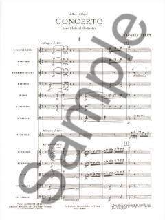 Concerto (Flute Traverse et Orchestre) von Jacques Ibert 