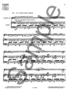 Histoires Nr. 2: Le Petit Ane Blanc von Jacques Ibert 