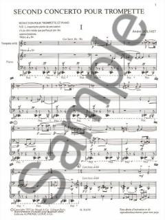 Concerto Trompette et Orchestre Nr. 2 von André Jolivet für Trompete und Klavier im Alle Noten Shop kaufen