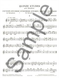 15 Etudes von Marcel Jorand 