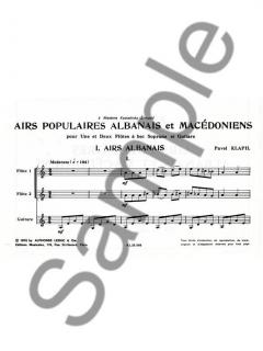 Airs Populaires Albanais Et Macedoniens (Pavel Klapil) 