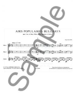 Airs Populaires Bulgares (Pavel Klapil) 