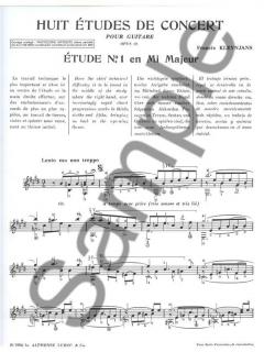 8 Etudes de Concert von Francis Kleynjans 