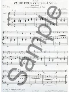 Valses pour Cordes A Vide von Pierre Koclejda für Violine und Klavier im Alle Noten Shop kaufen