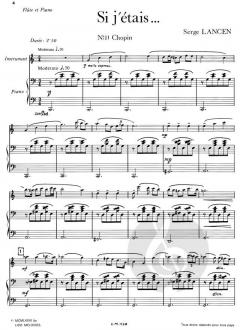 Si J'Etais (No.10 Schubert / No. 11 - Chopin / No. 12 Grieg) von Serge Lancen 
