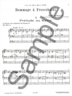 Hommage A Frescobaldi von Jean Langlais 