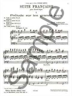Suite Francaise von Jean Langlais 