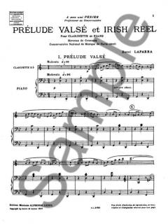 Prelude Valse et Irish Reel von Raoul Laparra 