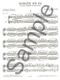 Sonate en Fa von Jean-Marie Londeix 