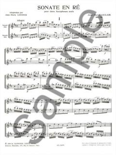 Sonate en Re von Jean-Marie LeClair 
