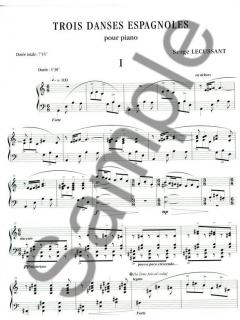 3 Danses Espagnoles von Serge Lecussant 