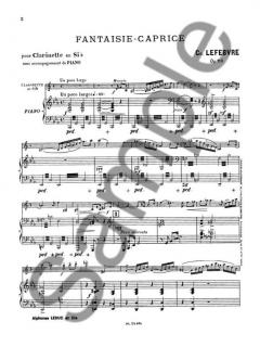 Fantaisie-caprice Op. 118 von Charles Lefebvre 