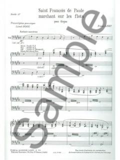 Saint Francois De Paule Marchant Sur les Flots von Franz Liszt 