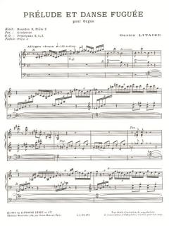 Prelude et Danse Fuguee von Gaston Litaize 