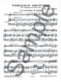 Tableaux Aquitains Nr. 3 von Jean-Marie Londeix 