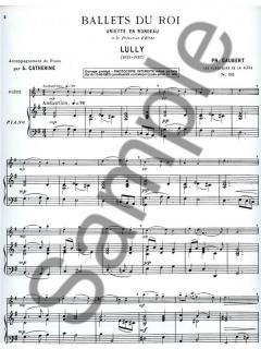 Classique Flute Trav. Nr. 32 von Jean Baptiste Lully 