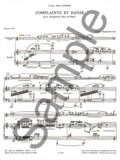 Complainte et Danse von Ivan Markovitch 