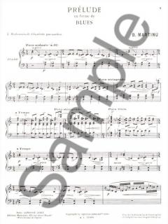 Preludes En Forme De Blues Etc von Bohuslav Martinu 