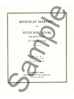 Suite Miniature - Piece Nr. 1 von Bohuslav Martinu 