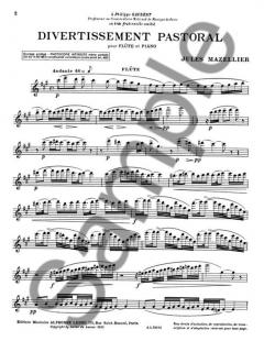 Divertissement Pastoral von Jules Mazellier 