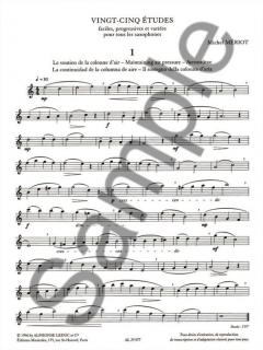 25 Etudes Faciles Progressives et Variees von Michel Meriot 