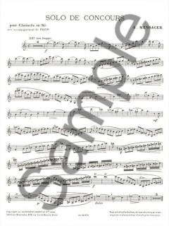 Solo De Concours von André Messager 