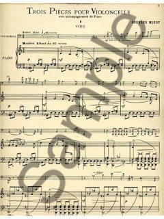 3 Pièces von Georges Migot 