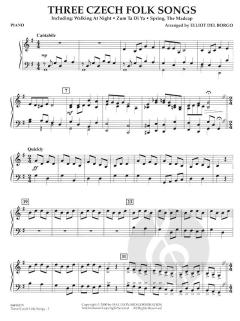 Three Czech Folk Songs 
