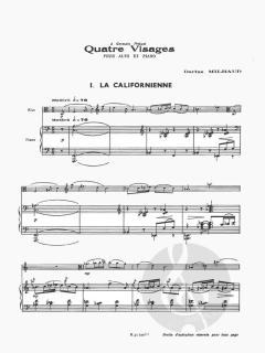 4 Visages no. 1 von Darius Milhaud 