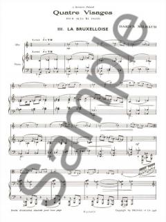 4 Visages no. 3 von Darius Milhaud 