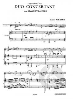 Duo Concertant von Darius Milhaud 