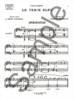 Le Train Bleu von Darius Milhaud 