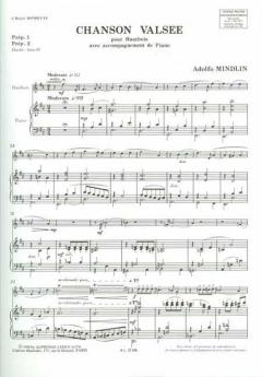 Chanson Valsee von Adolfo Mindlin für Oboe und Klavier im Alle Noten Shop kaufen