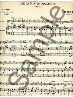 Aveux Indiscrets: Tambourin von Pierre-Alexandre Monsigny 