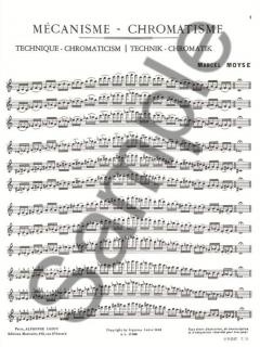 Mecanisme-Chromatisme von Marcel Moyse 