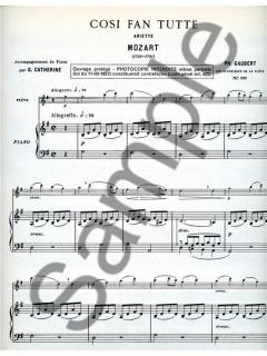 Cosi Fan Tutte: Ariette von Wolfgang Amadeus Mozart 