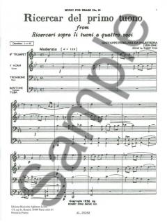 Ricercar Del Primo Tono (Giovanni Pierluigi da Palestrina) 