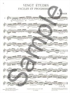 20 Etudes Faciles et Progressives von Auguste Perier 