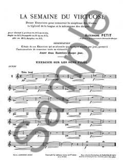 Semaine Du Virtuose von Alexandre-Sylvain Petit 